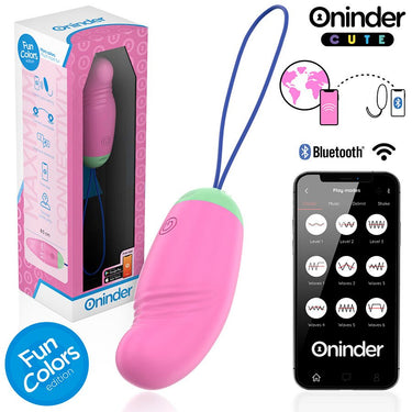 Uovo vibrante ONINDER CUTE: stimolazione 360° via app, colori vivaci